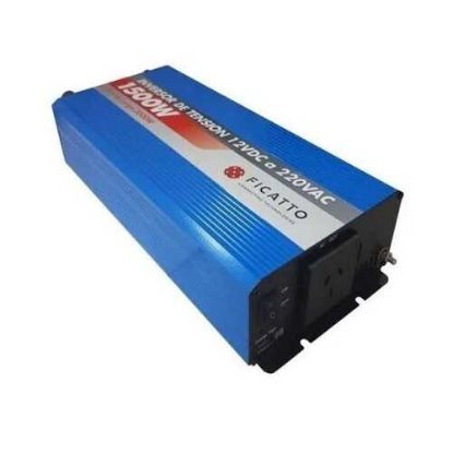 Imagen de INVERSOR DE TENSION 12V/220V 1500W