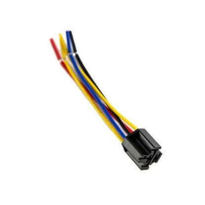 Imagen de ZOCALO PARA RELE C/CABLE DOBLE P/AUTO SUN HOLD