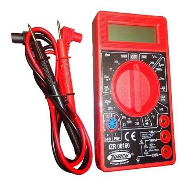 Imagen de MULTIMETRO DIGITAL CON BUZZER DE MANO COMPACTO TESTER