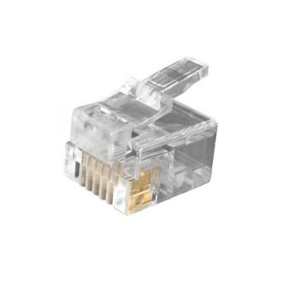 Imagen de CONECTOR TELEFONICO MACHO RJ12 6 CONTACTO