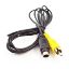 Imagen de CABLE ARMADO MINIDIN 4 PINES A RCA 1.8 MTS