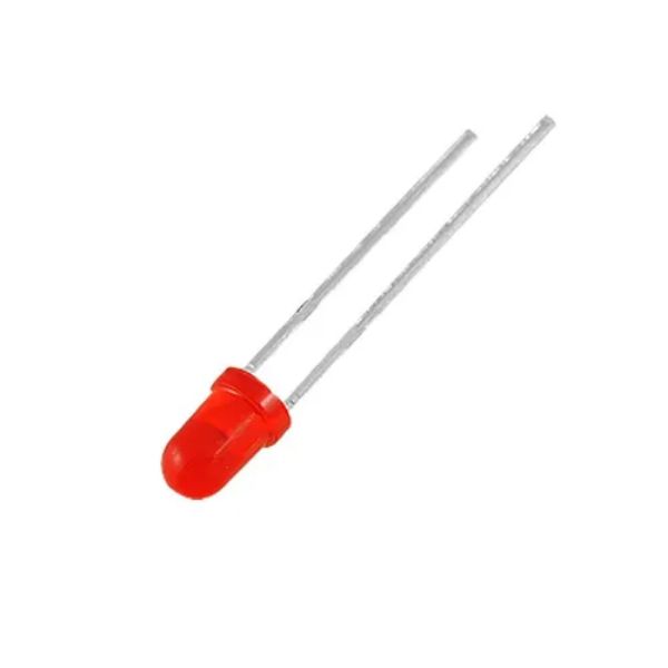 Imagen de LED REDONDO 3mm ROJO DIFUSO