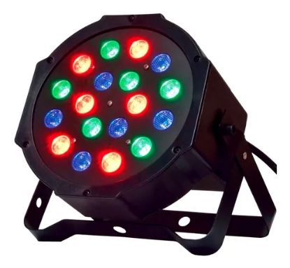 Imagen de LUZ PROTON PAR 18 RGB AUDIORITMICO DMX