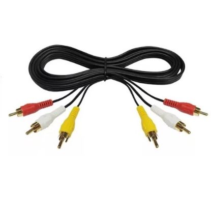 Imagen de CABLE ARMADO 3RCA/3 RCA 8MTS