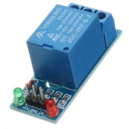 Imagen de MODULO RELE 1 CANALES 5V 10A ARDUINO