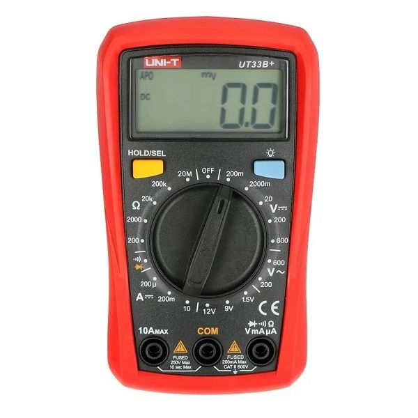 Imagen de MULTIMETRO DIGITAL UT33B+ DE MANO COMPACTO TESTER