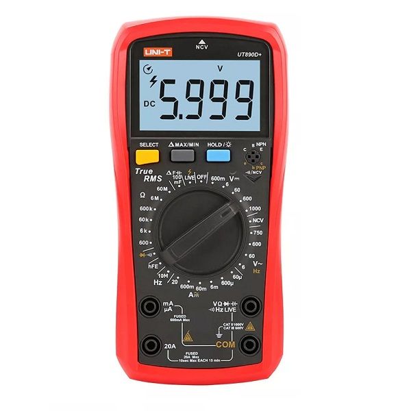 Imagen de MULTIMETRO DIGITAL UT890D+ DE MANO COMPACTO TESTER