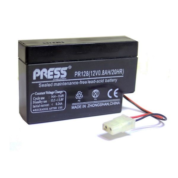 Imagen de BATERIA DE GEL RECARGABLE 12V 800mA BATERIA 12V 0.8AH