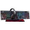 Imagen de KIT GAMER TECLADO MOUSE AURICULAR Y PAD NOGA NKB-407 NEGRO