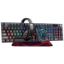 Imagen de KIT GAMER TECLADO MOUSE AURICULAR Y PAD NOGA NKB-407 NEGRO