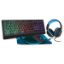 Imagen de KIT GAMER TECLADO MOUSE AURICULAR Y PAD NOGA NKB-405 NEGRO