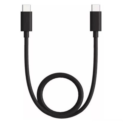 Imagen de CABLE USB C A C CARGA RÁPIDA COLOR NEGRO USB C A USB C