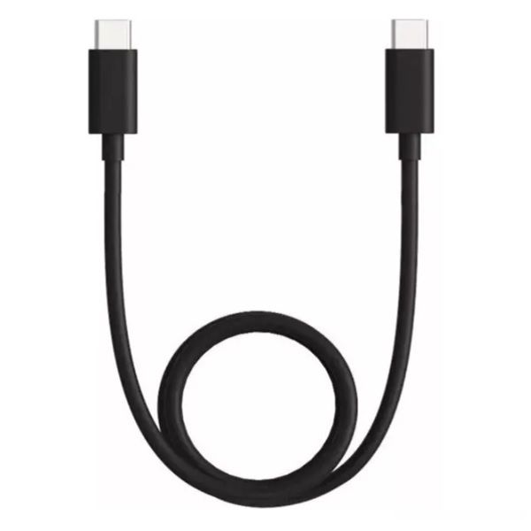 Imagen de CABLE USB C A C CARGA RÁPIDA COLOR NEGRO USB C A USB C