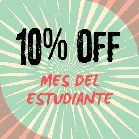 Imagen para la categoría 10% OFF MES DEL ESTUDIANTE