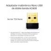 Imagen de ADAPTADOR WIFI TP-LINK MINI DUAL BAND AC600 ARCHER T2U NANO