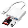 Imagen de LECTOR DE MEMORIA USB TIPO C A USB 3.0 MICRO SD MSD TARJETA