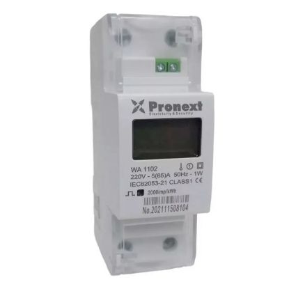 MEDIDOR DE CONSUMO Luz Hogar Para Riel D Imagen de Medidor De Consumo Luz Hogar Para Riel Din Digital 220v