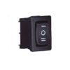 Imagen de TECLA 1P 6A 250V ON OFF ON CON PUNTO MEDIO 19.2X13MM