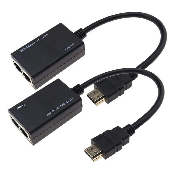 Imagen de EXTENSOR HDMI DE 30 METROS POR UTP CAT6 O 5 TIPO CABLE
