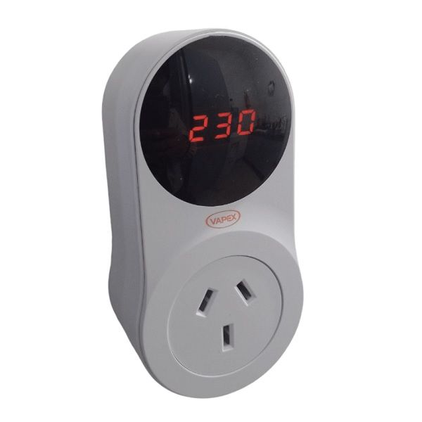 Imagen de PROTECTOR TENSION 220V 10A CON VISOR