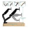 Imagen de SOPORTE DOBLE PARA MONITOR NOGA NGT-LT110 13 A 32 PULGADAS