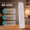 Imagen de LUZ DE EMERGENCIA 60 LEDS ALTO BRILLO BATERIA LITIO NH-L2